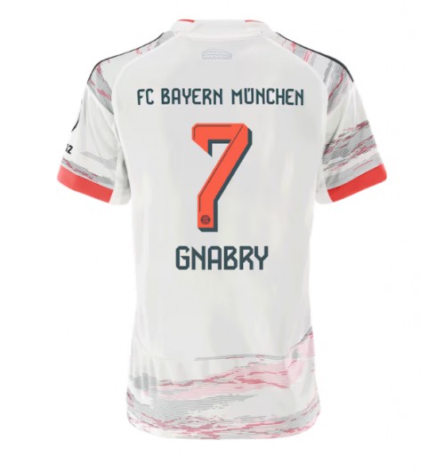 Bayern Munich Serge Gnabry #7 Venkovní Dres pro Dámské 2025-26 Krátký Rukáv Bayern Munich Serge Gnabry #7 Venkovní Dres pro Dámské 2025-26 Krátký Rukáv